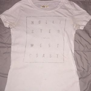 White Hollister t-shirt